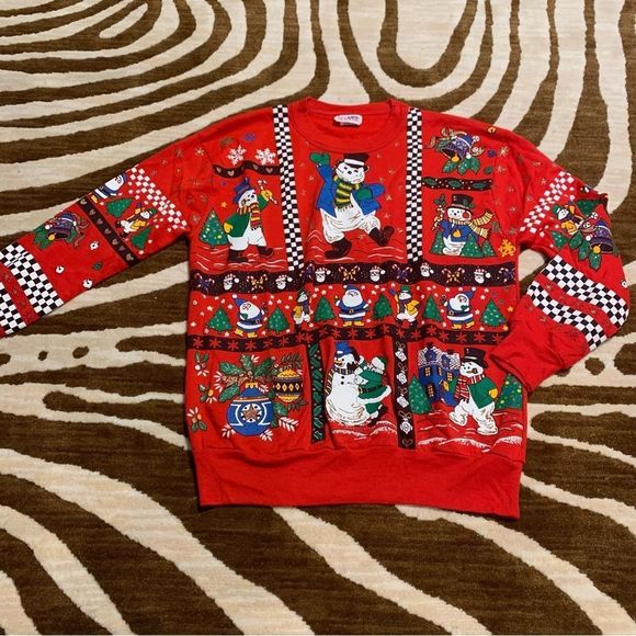 Vintage Tops - Vintage Christmas Sweatshirt